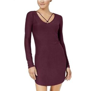 Planet Gold long sleeved mini dress